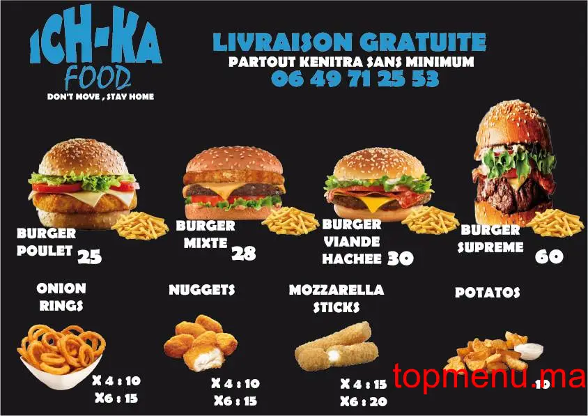 Ich-Ka Food menu page 2