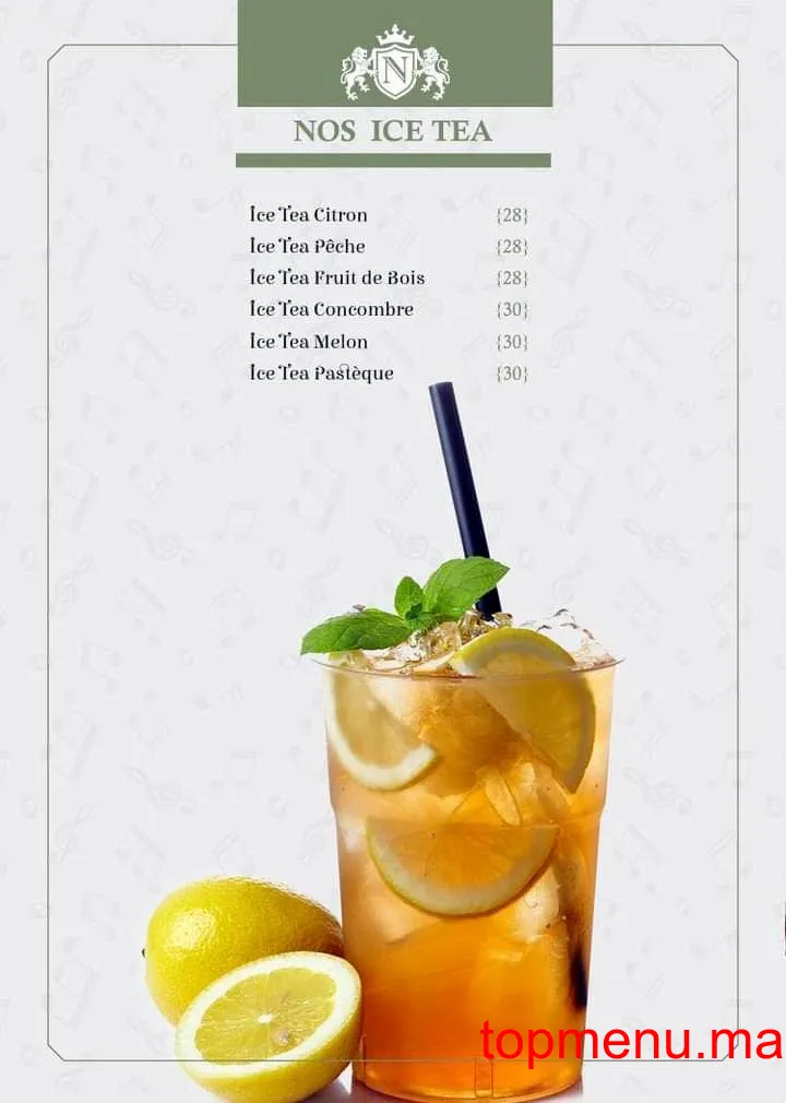 Café La Note menu page 14