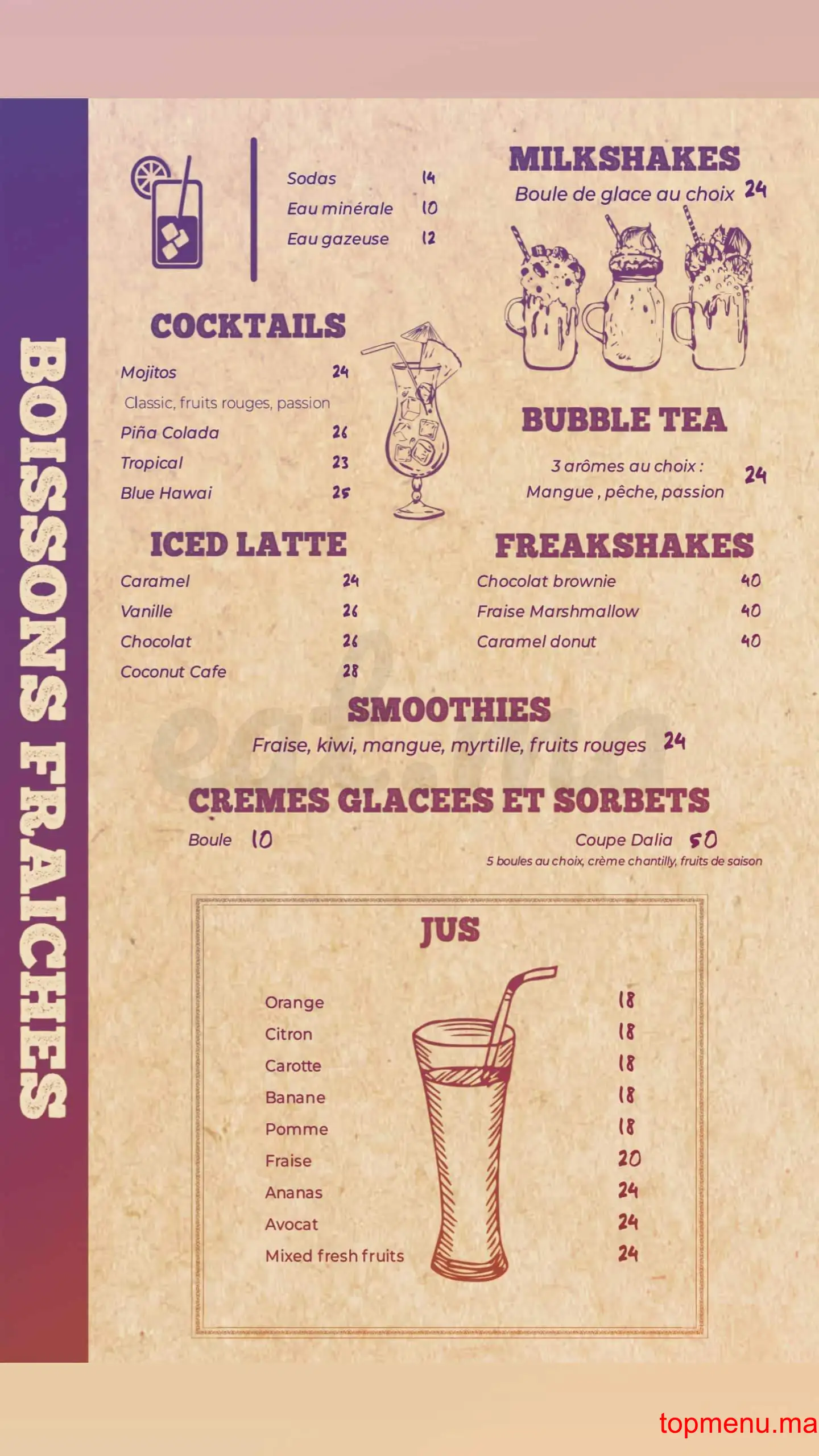 Dalia menu page 7