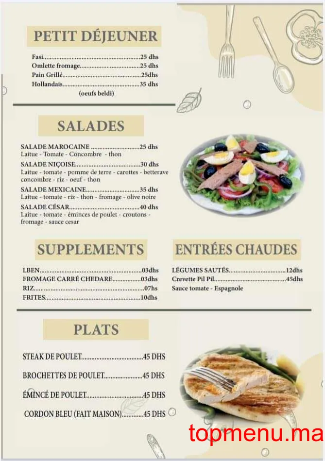 Le Lys Barbecue menu page 5