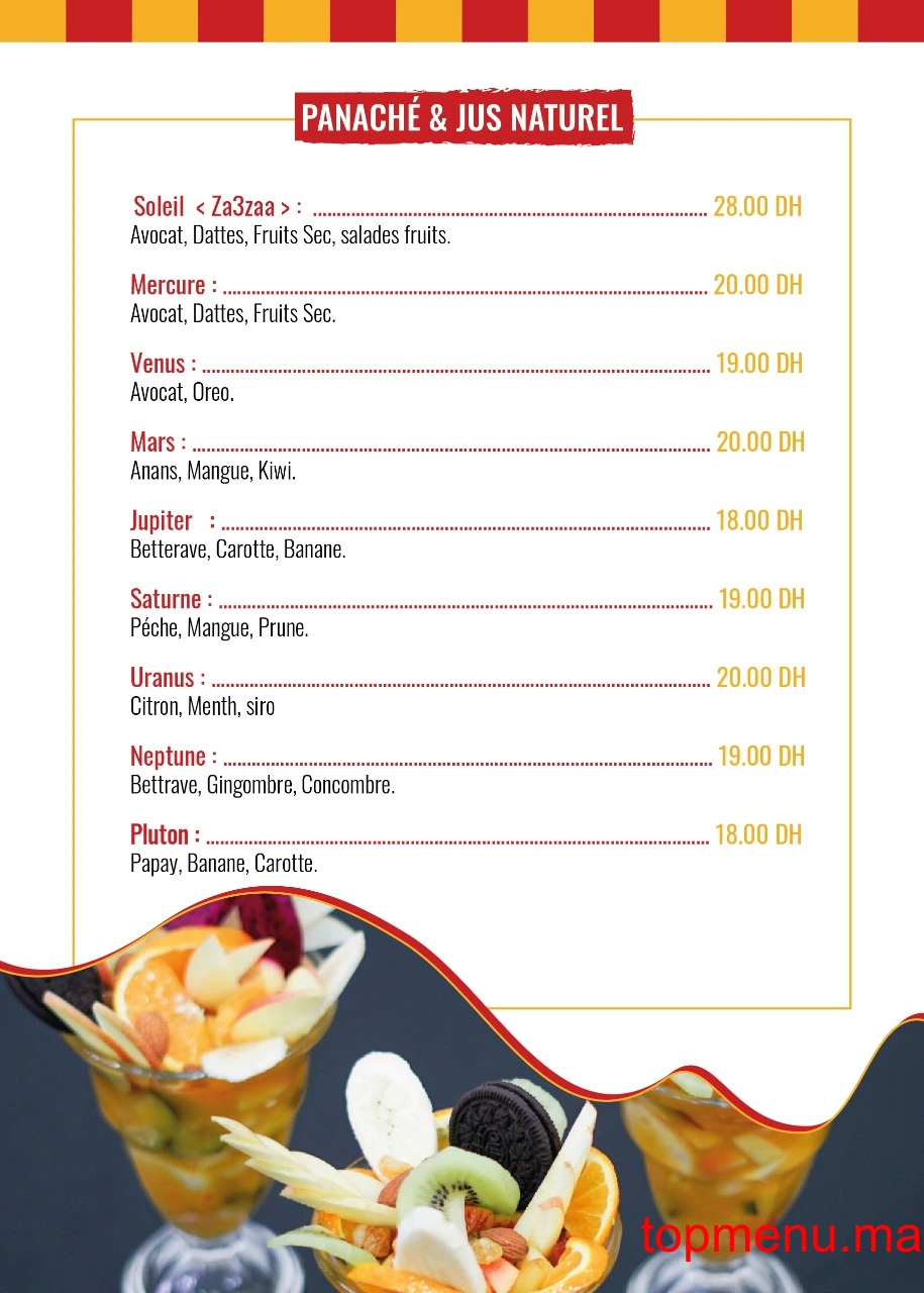 Gold Chicken menu page 8