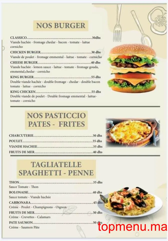 Le Lys Barbecue menu page 3