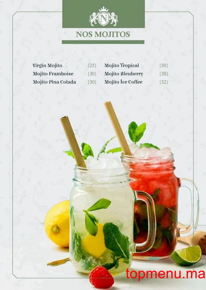 Café La Note menu page 18