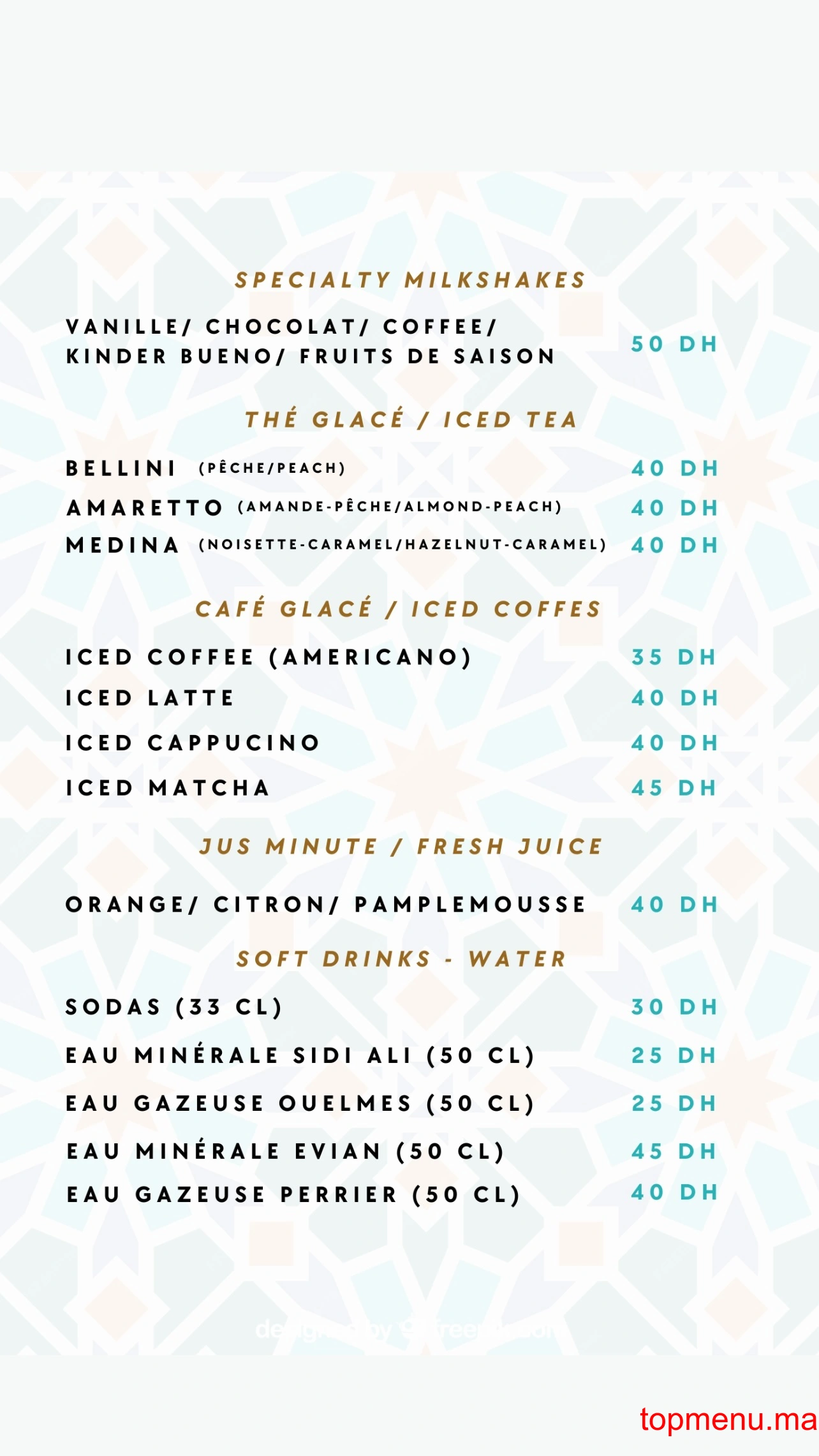 Mozaikart Coffee N’Brunch menu page 3