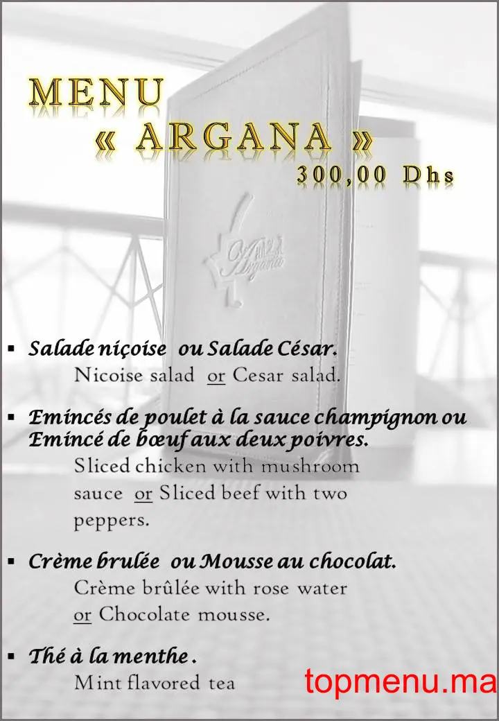 Argana menu page 6