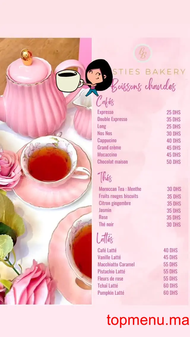 Besties Bakery menu page 6