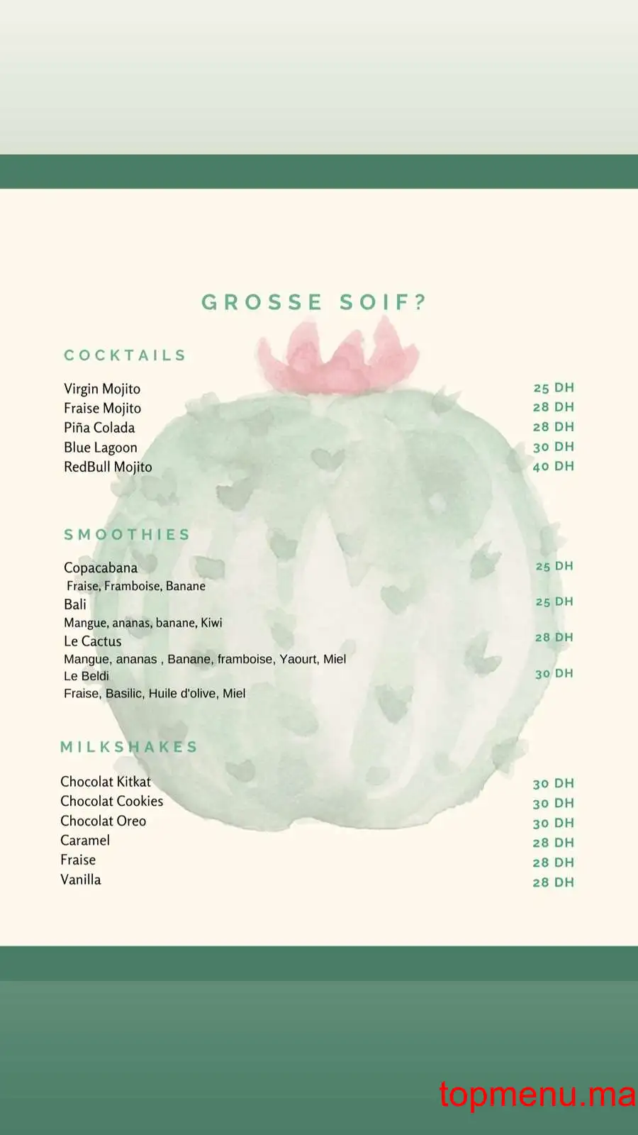 Cactus café menu page 6