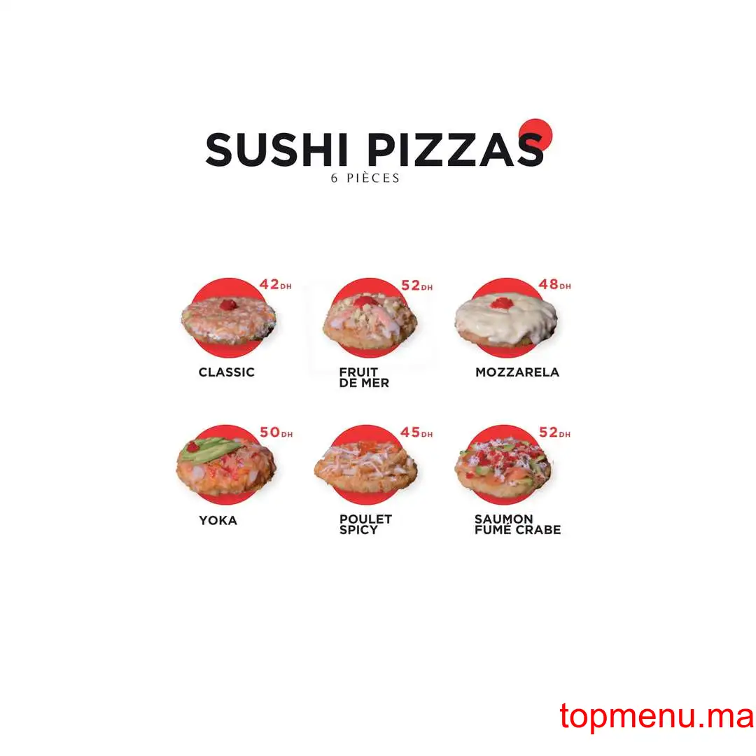 Yoka Sushi menu page 15