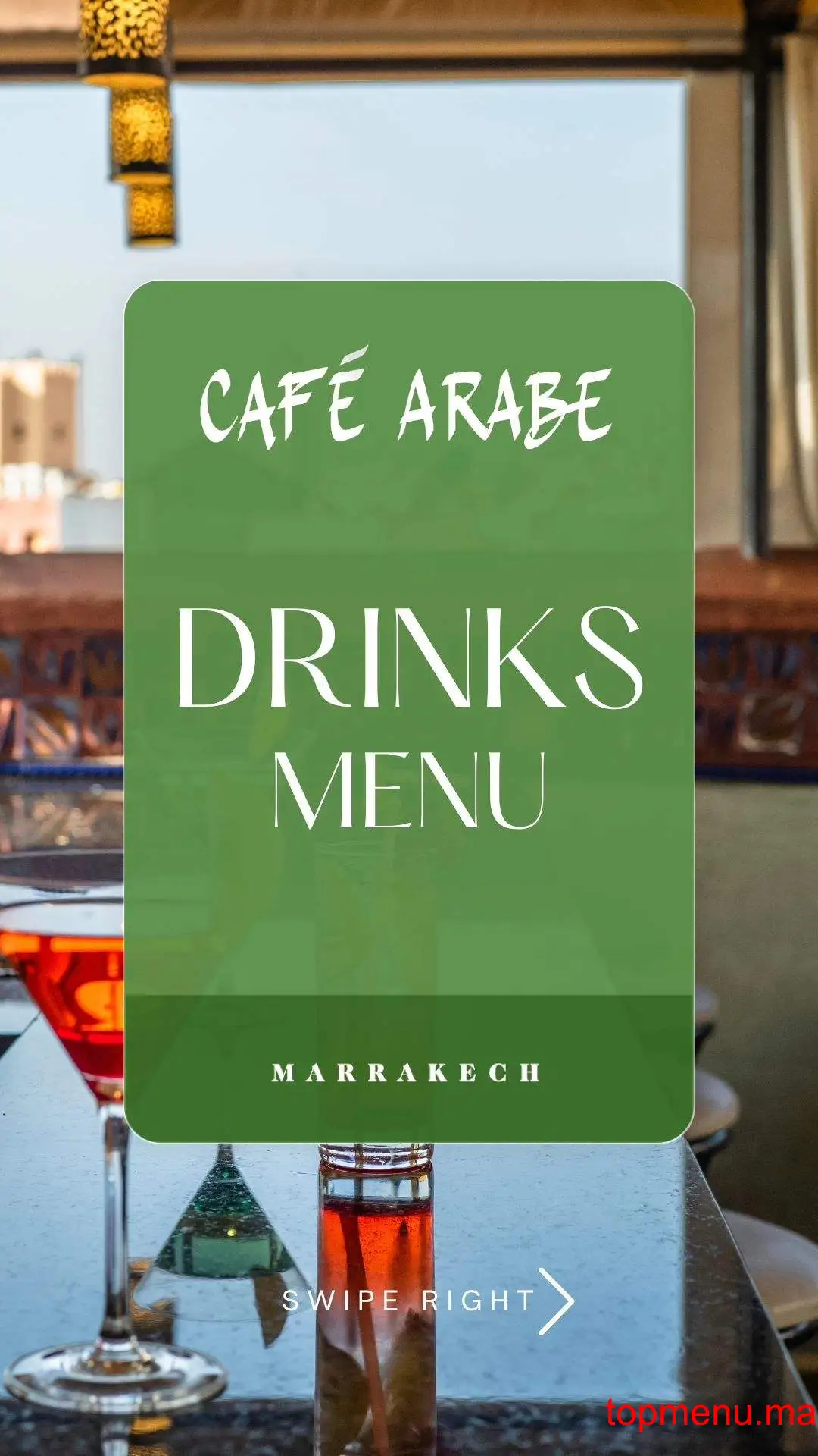 Cafe Arabe menu page 9