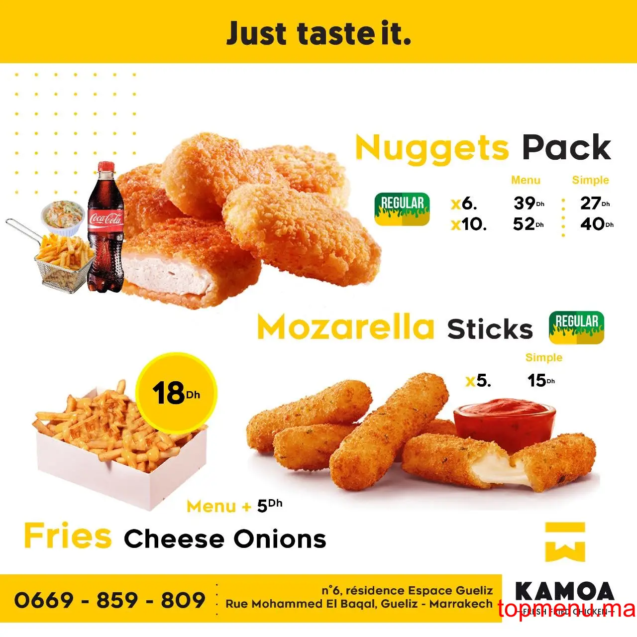 Kamoa menu page 4