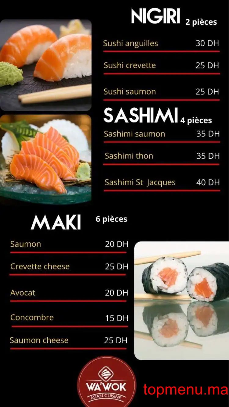 Wa’Wok menu page 4