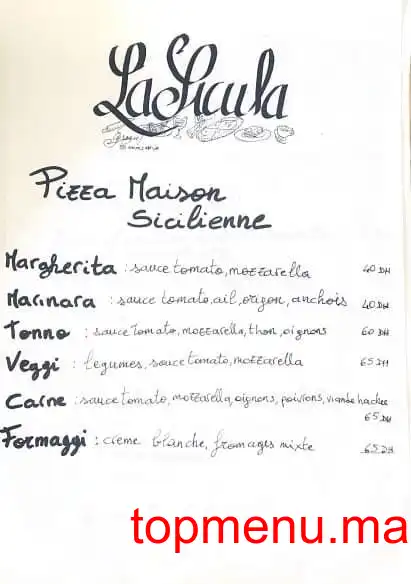 LA SICULA menu page 5