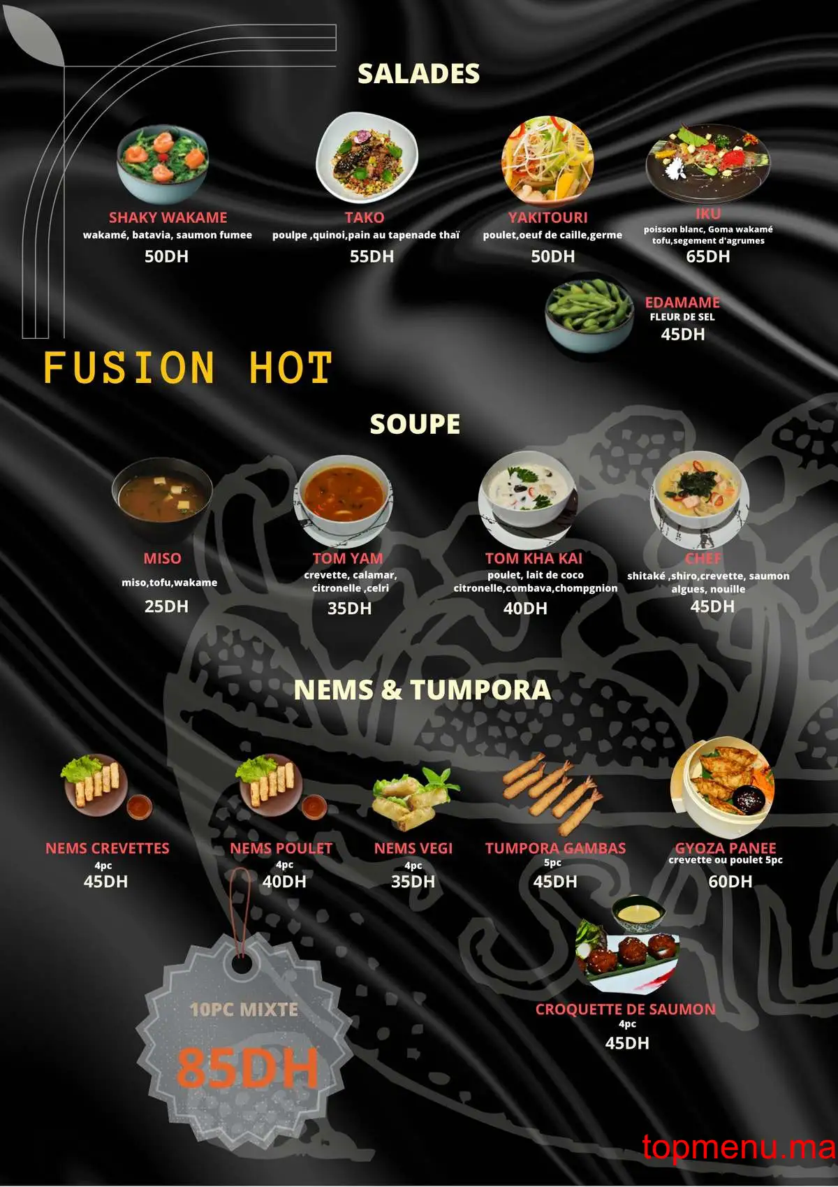 Ikura Sushi Marrakech menu page 6