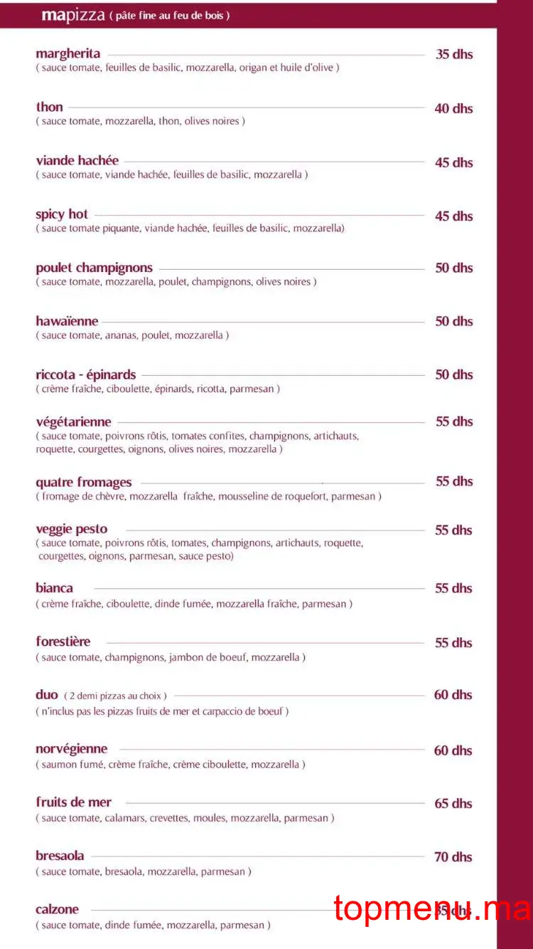 mon quotidien Allal Elfassi menu page 8