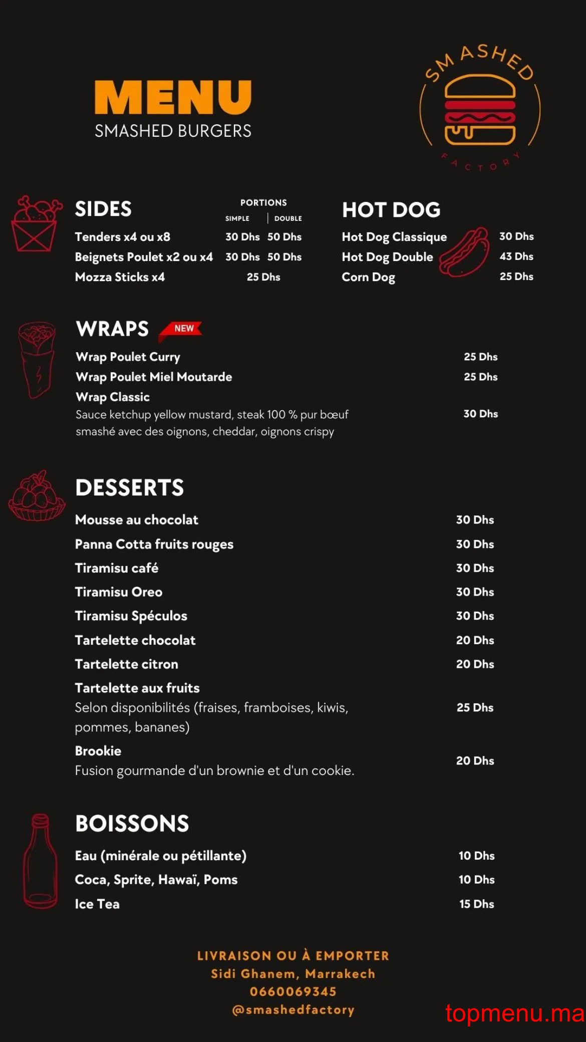 Smashed Factory menu page 2