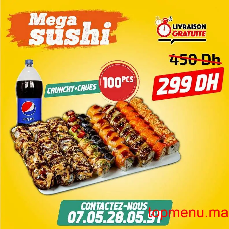 Top Sushi menu page 6