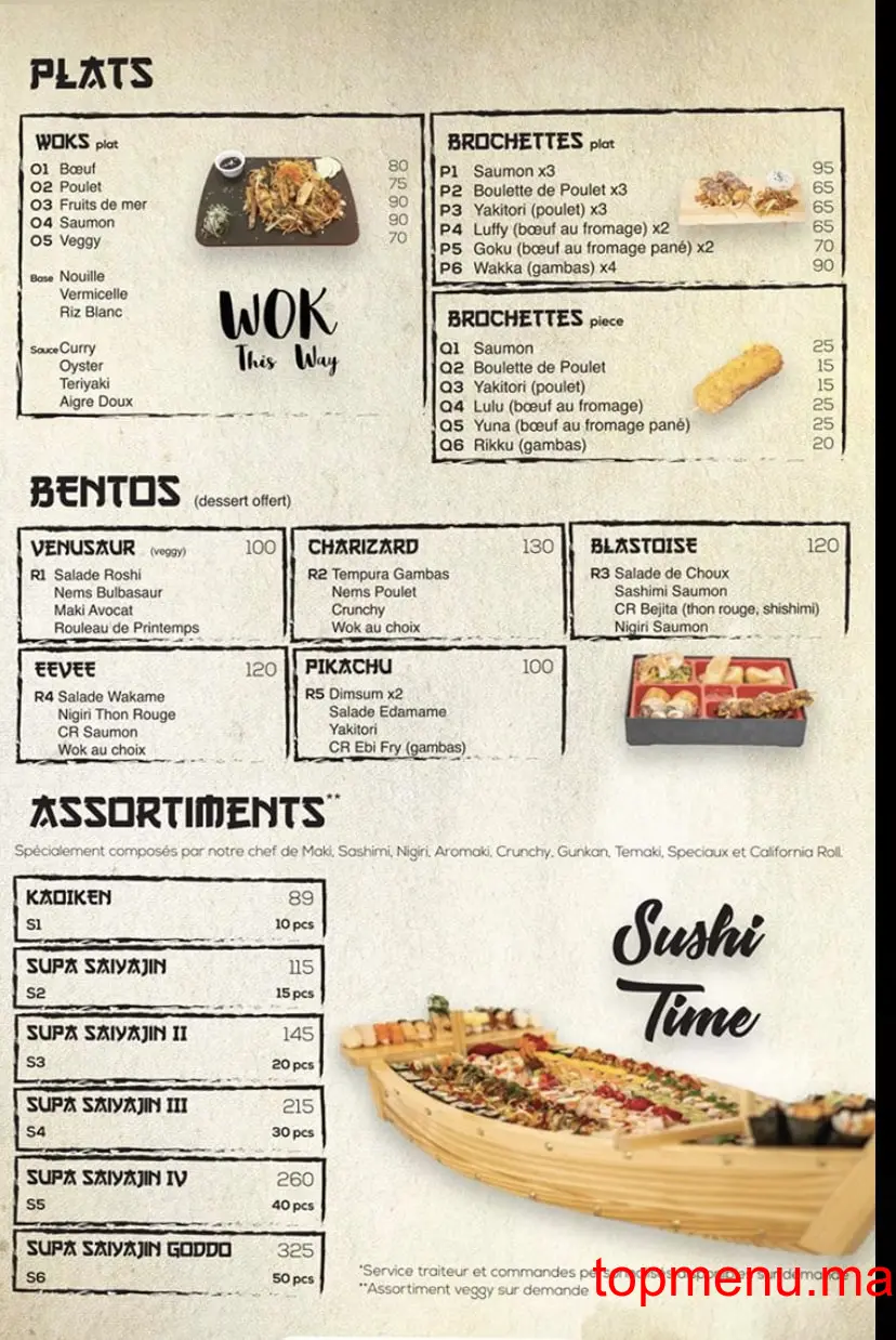 Johto kitchen menu page 2