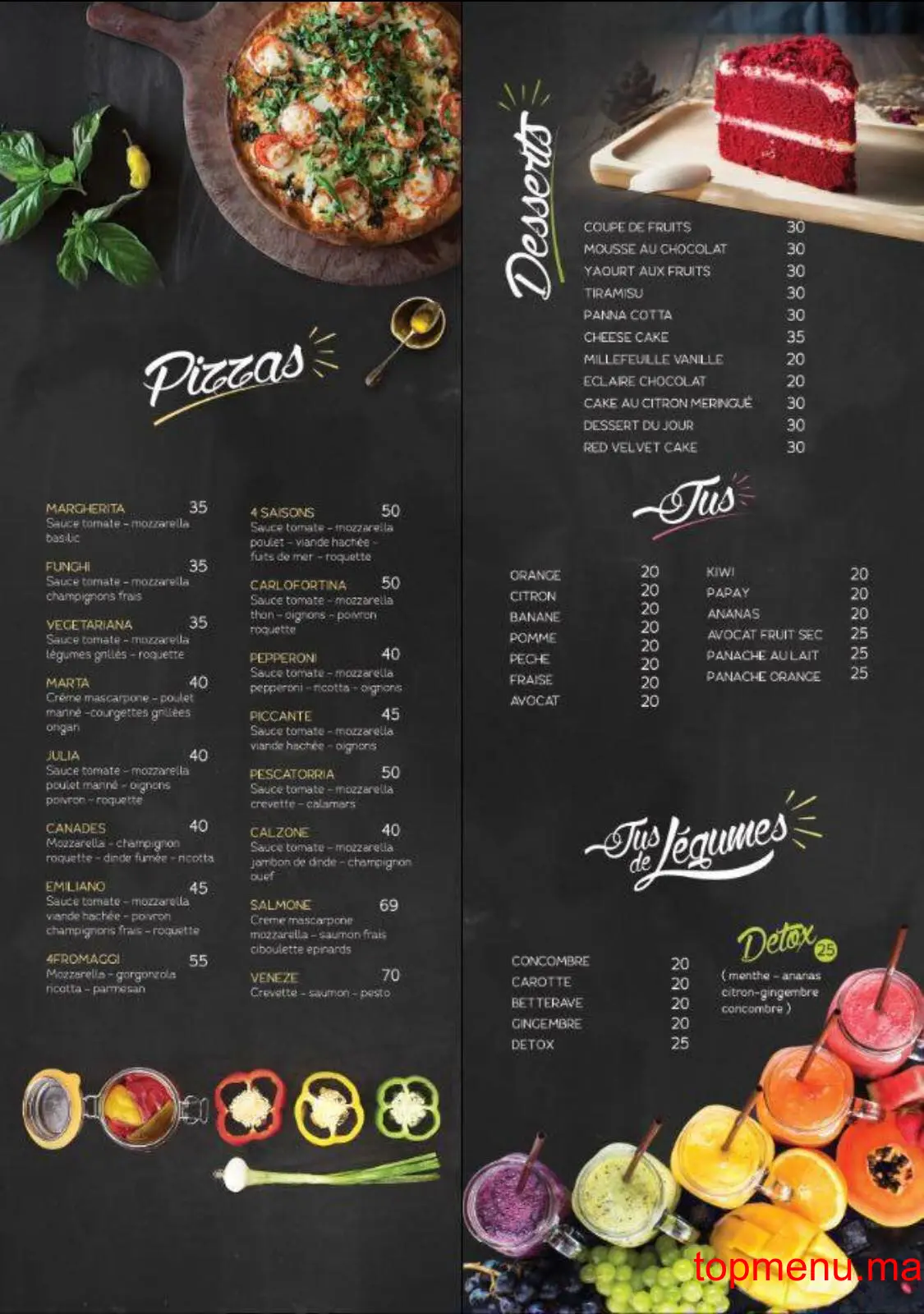 SaladBox menu page 3