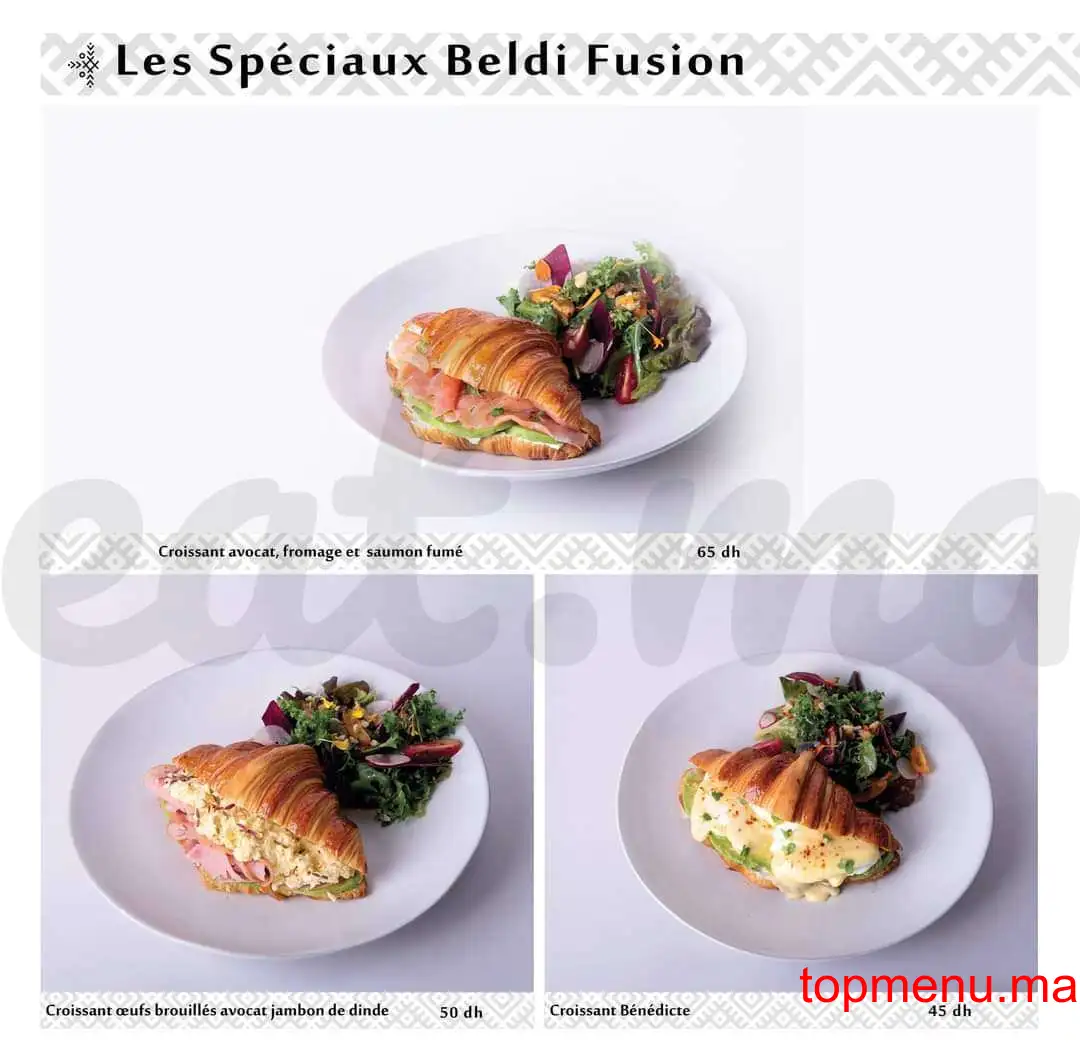 Beldi Fusion Kitchen menu page 15