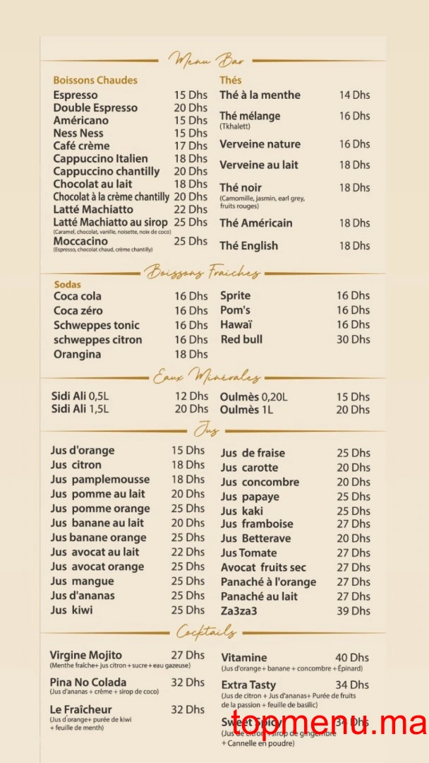 Extratasty menu page 3