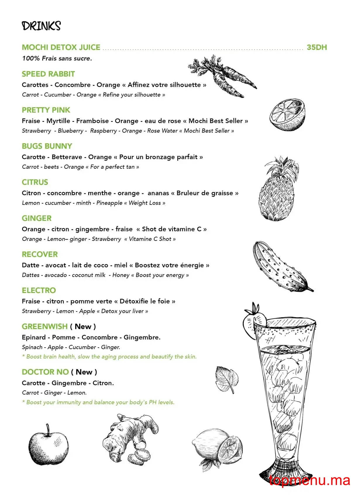 Mochi-Eat Healthy menu page 2