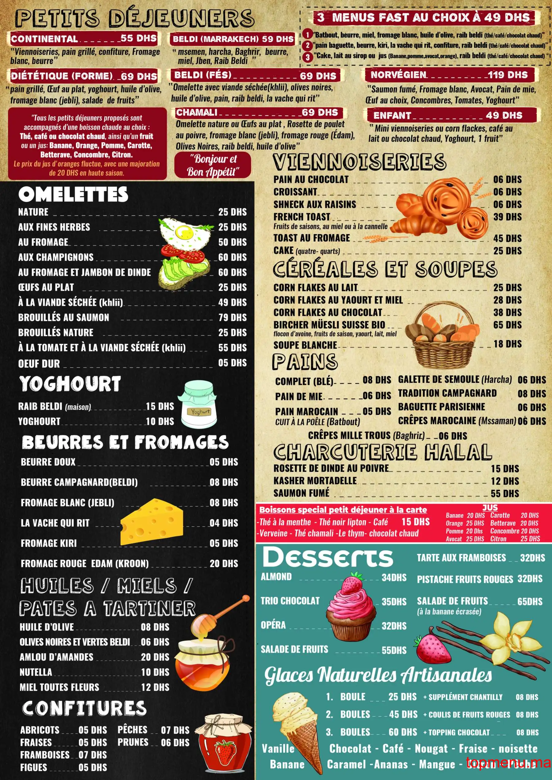 News Café menu page 3