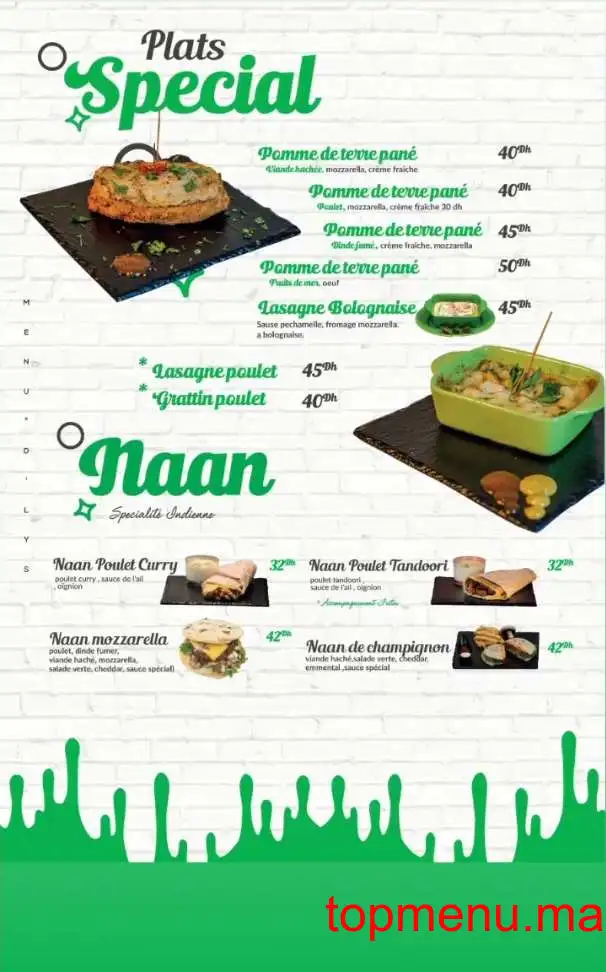 D’Lys menu page 2