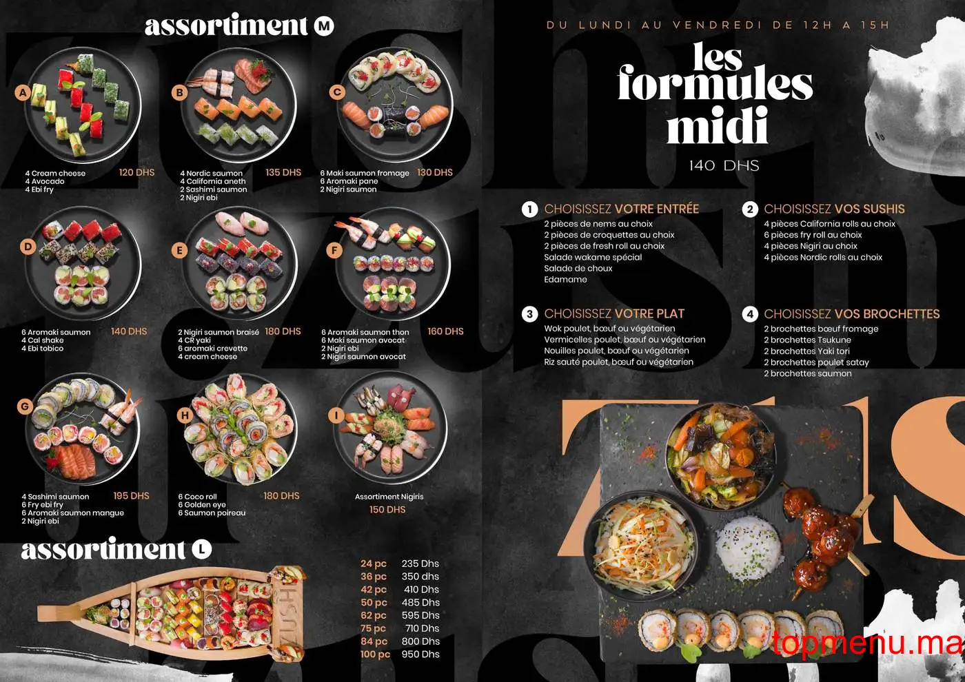 Zushi menu page 6