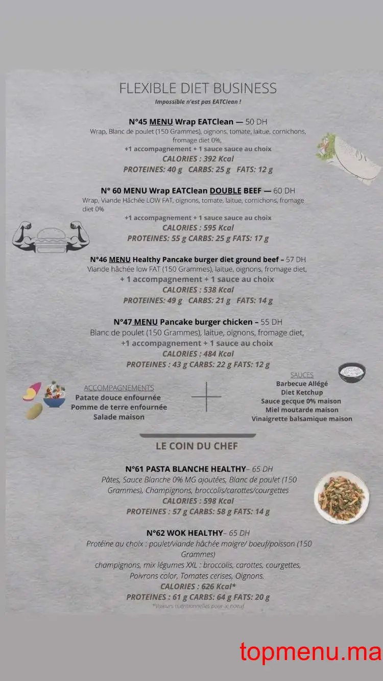 EATClean menu page 2