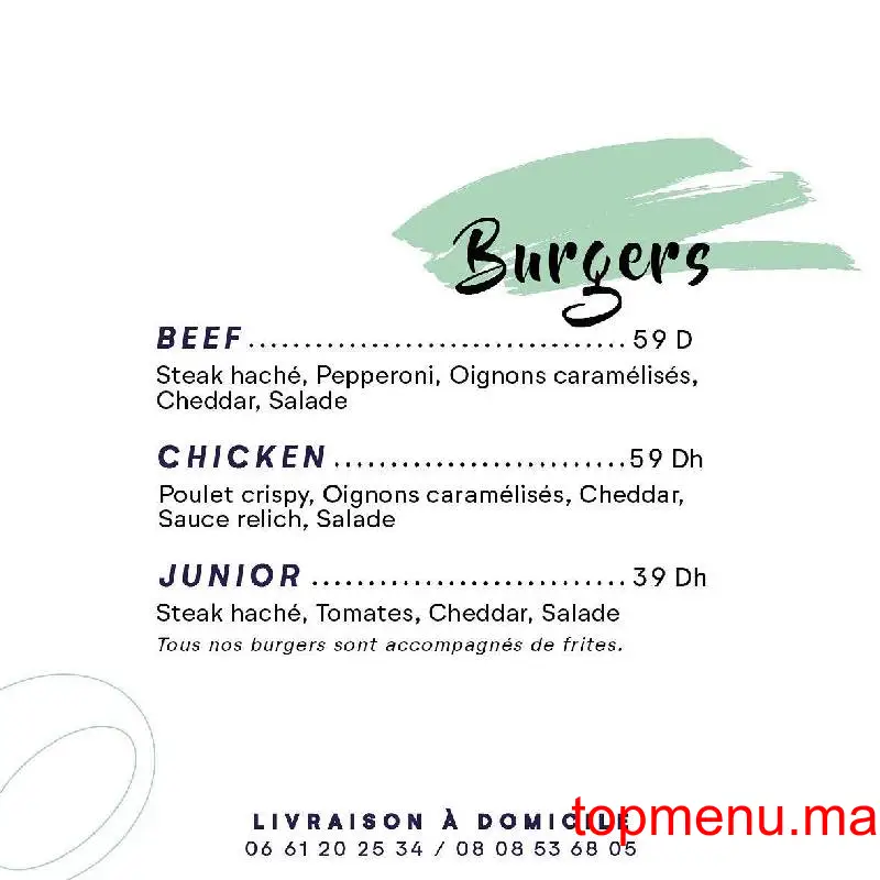 BangBang menu page 1