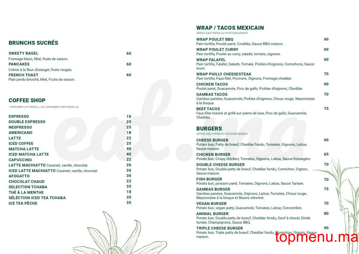 Pattiz menu page 2