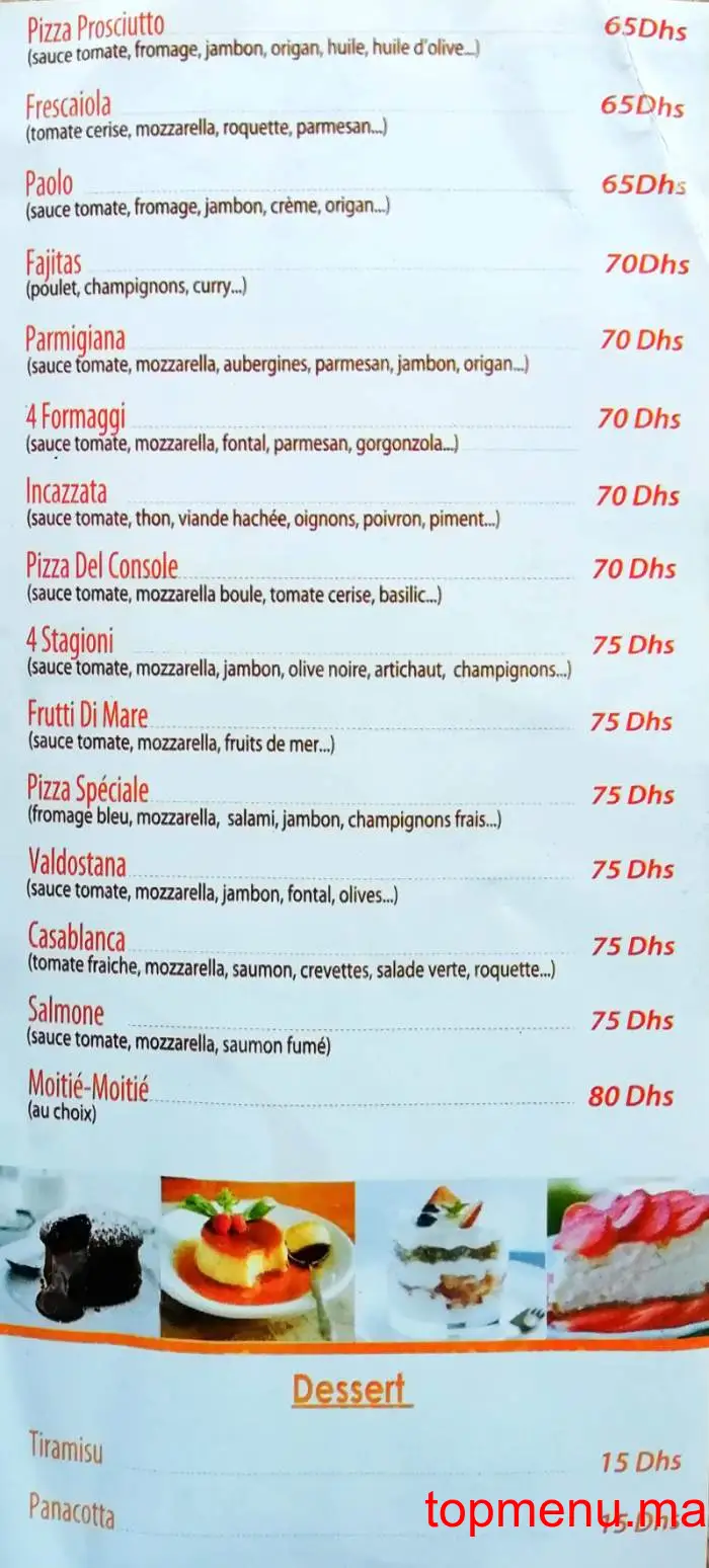 Da Gino menu page 2