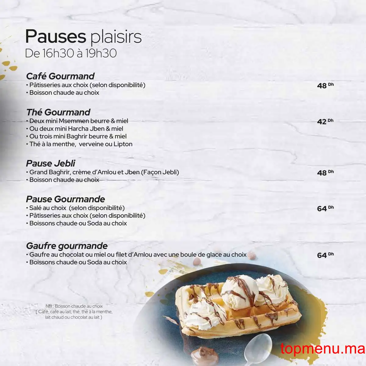 Maison Mignardise menu page 4