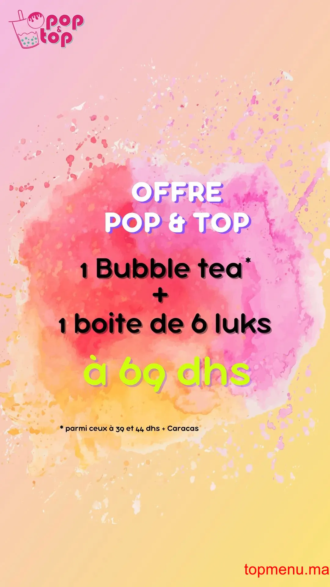 Pop and Top menu page 3