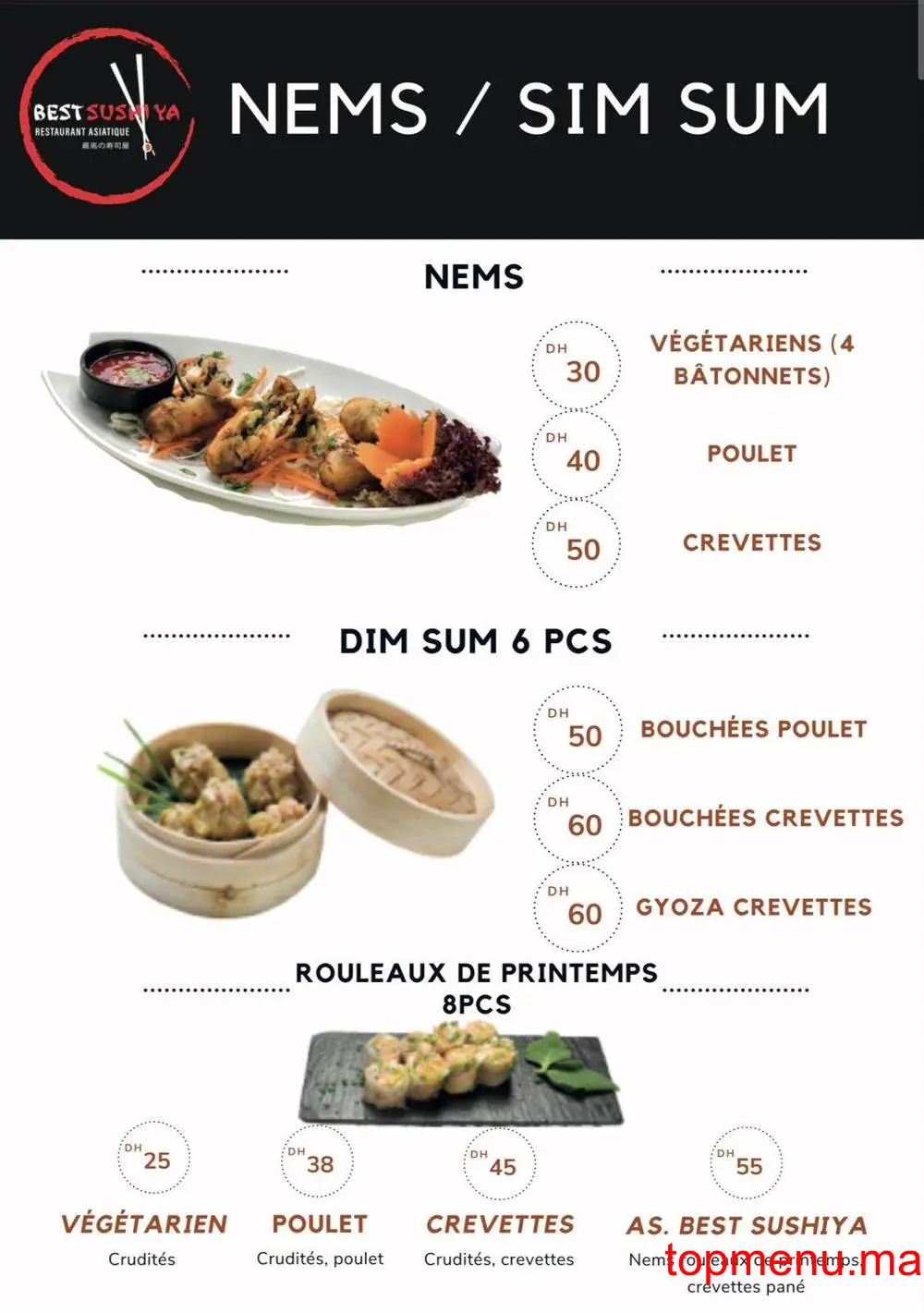 Best Sushi Ya menu page 14