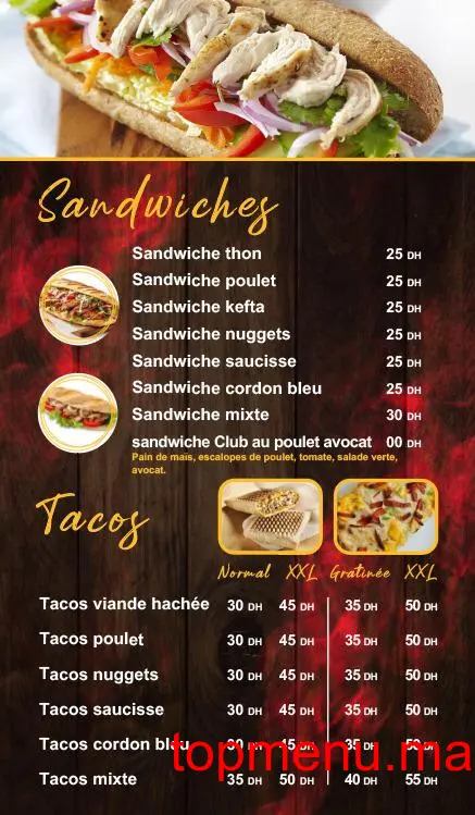 Restaurants Jannat Daoudiate menu page 7