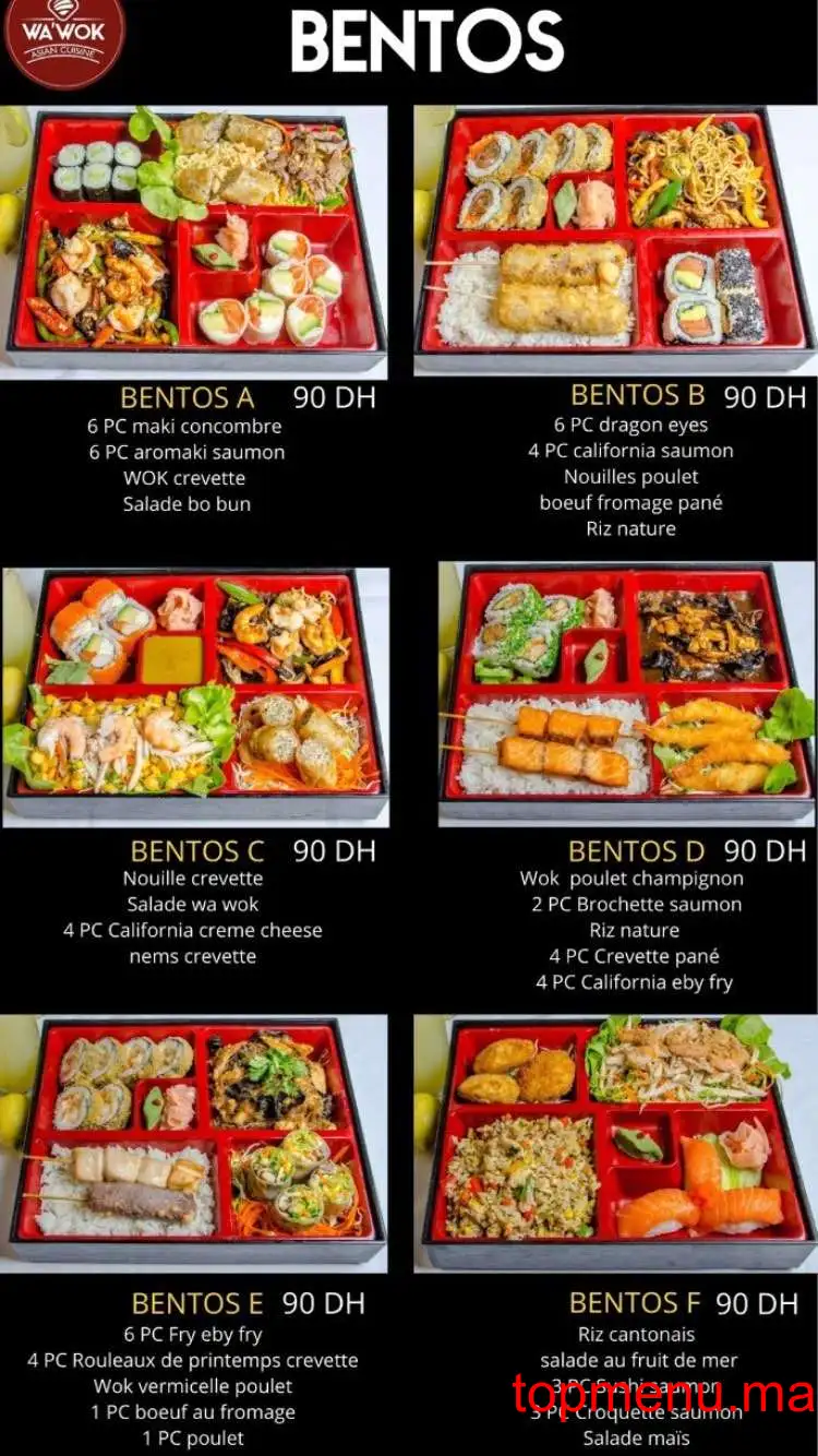 Wa’Wok menu page 7