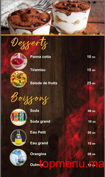 Restaurants Jannat Daoudiate menu page 8