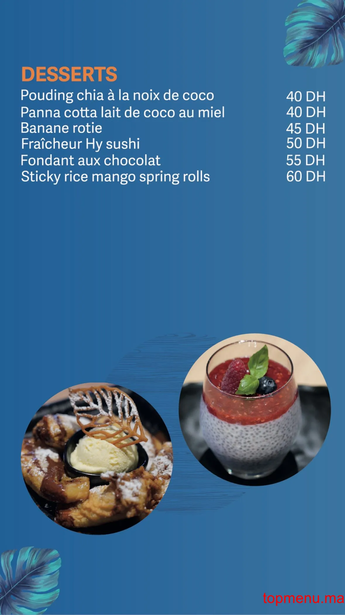 Hy Sushi menu page 9