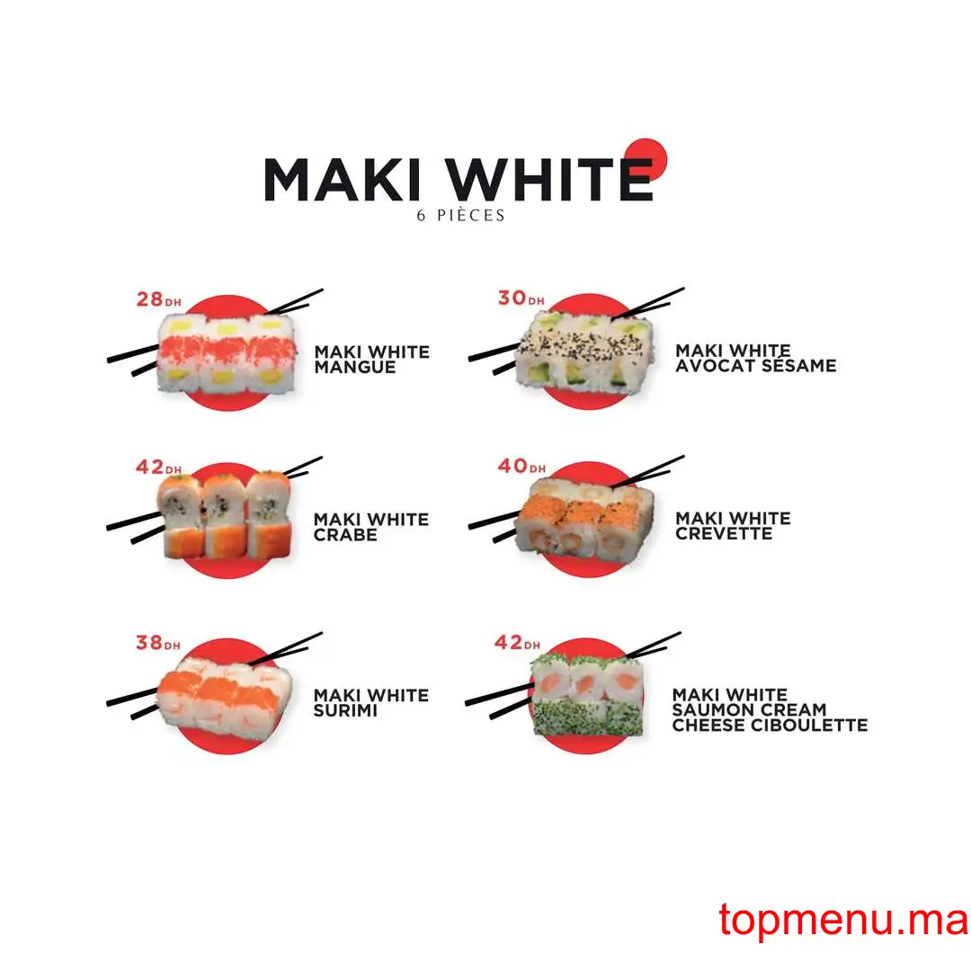 Yoka Sushi menu page 8