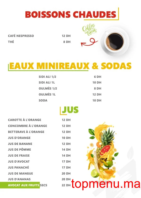 Les 2 frères menu page 8