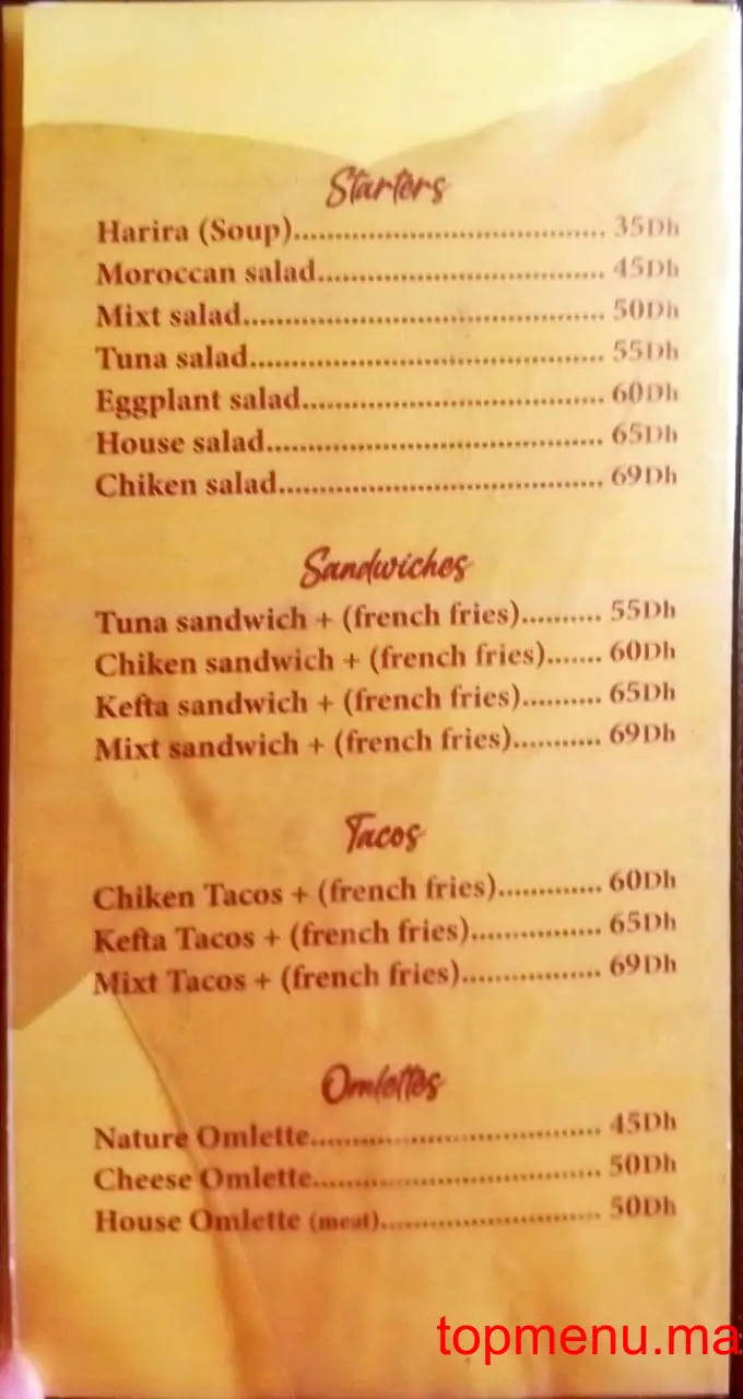 Café Kessabine menu page 3