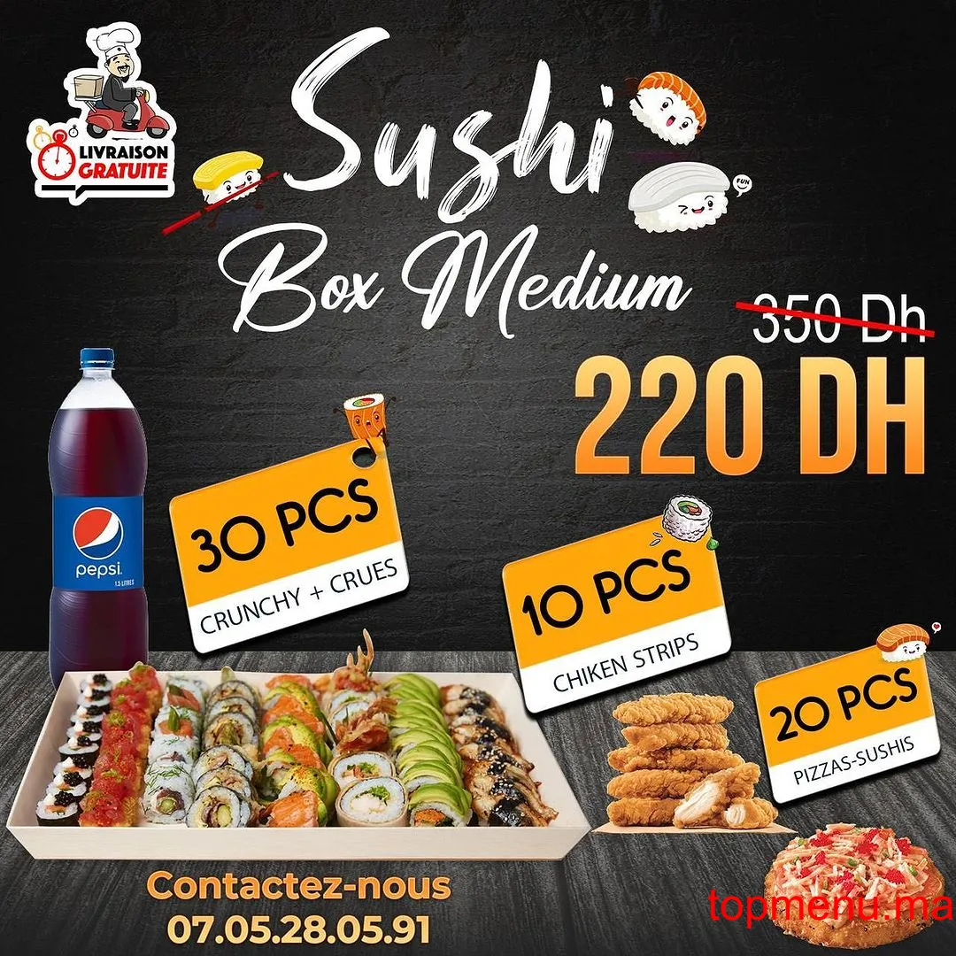 Top Sushi menu page 4