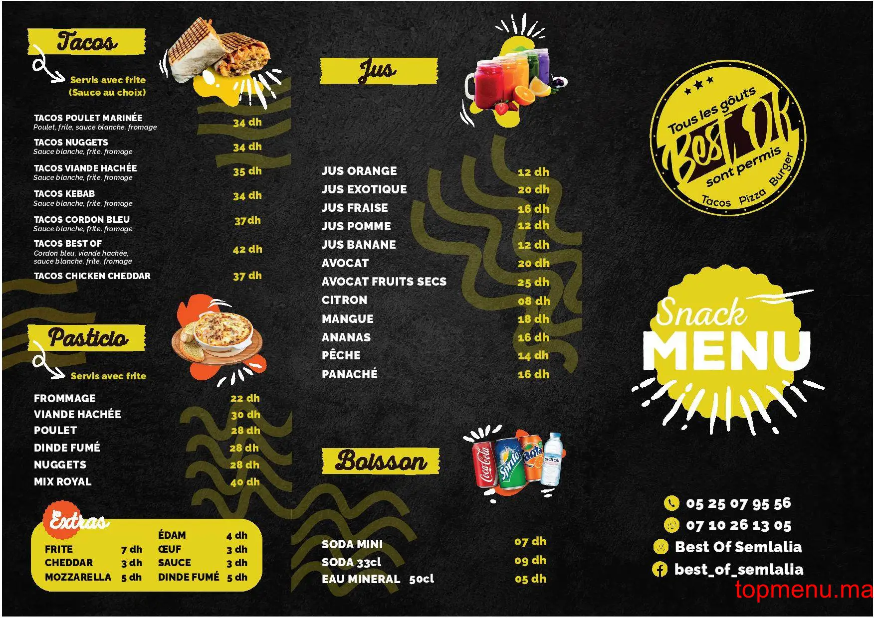 Best of semlalia menu page 2