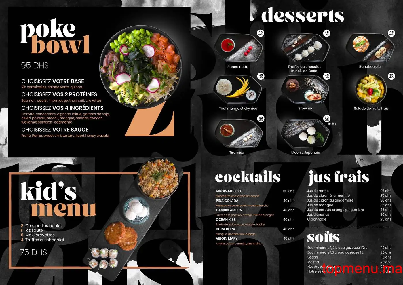 Zushi menu page 9