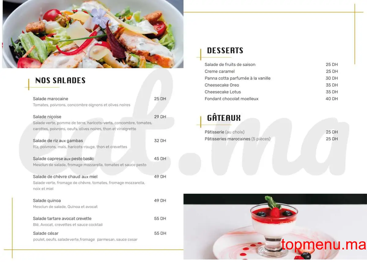 Kech Food menu page 10