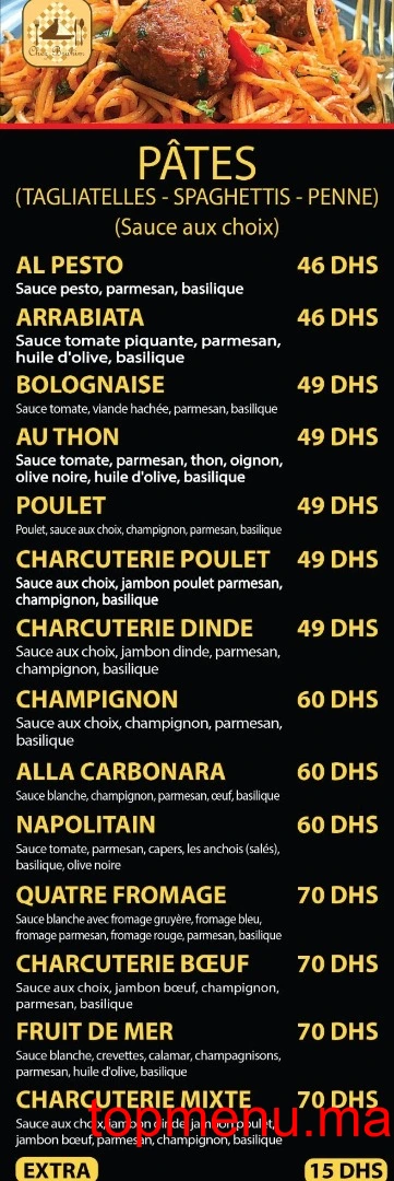 Chez Brahim menu page 4