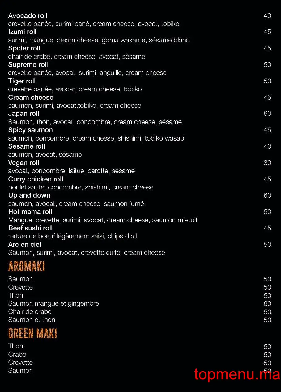 Spicy – Asian Kitchen menu page 4