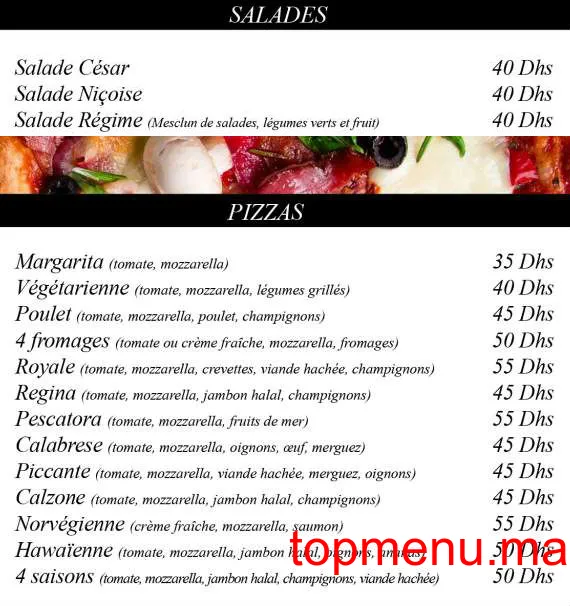 Casa di Pizza menu page 2