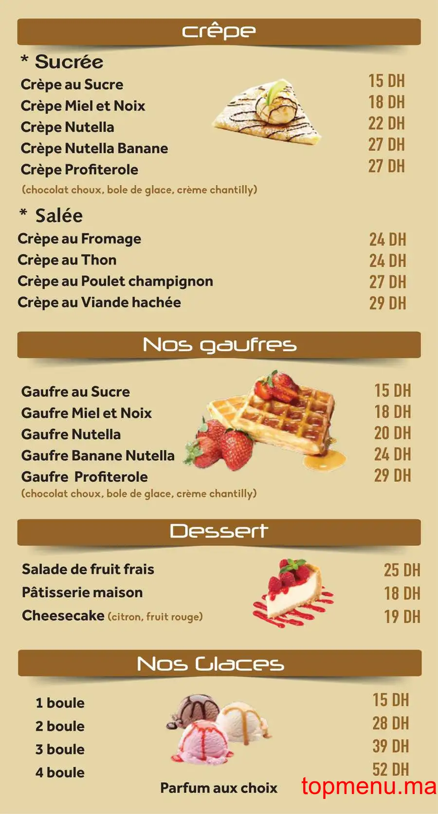 La Baguette Chef قائمة الطعام page 7